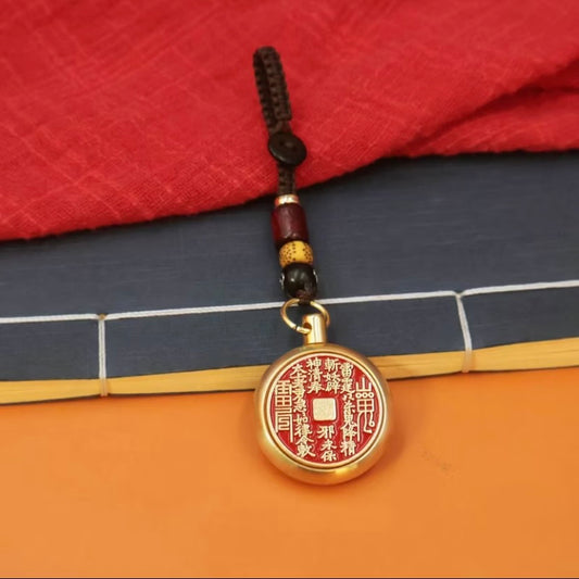 山鬼花钱钥匙扣(已开光)