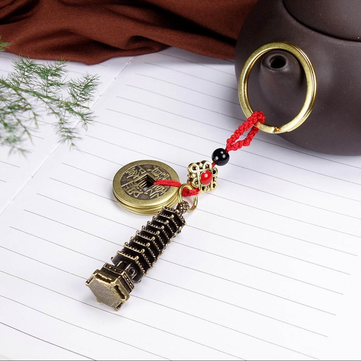 文昌塔钥匙扣（已开光）