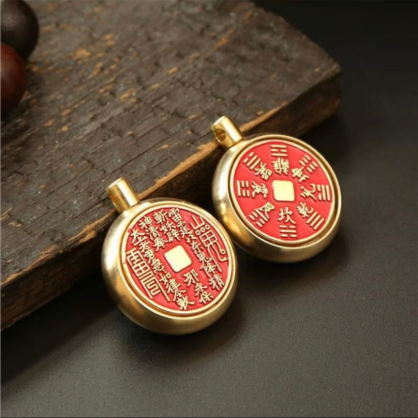 山鬼花钱钥匙扣（已开光）