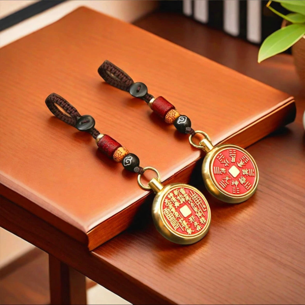 山鬼花钱钥匙扣（已开光）